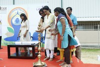 Gouthami Youth Yoga in GITAM college in Hyderabad